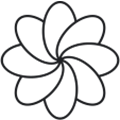 Sztuka reklamy – minimalistyczny, geometryczny symbol agencji marketingowej