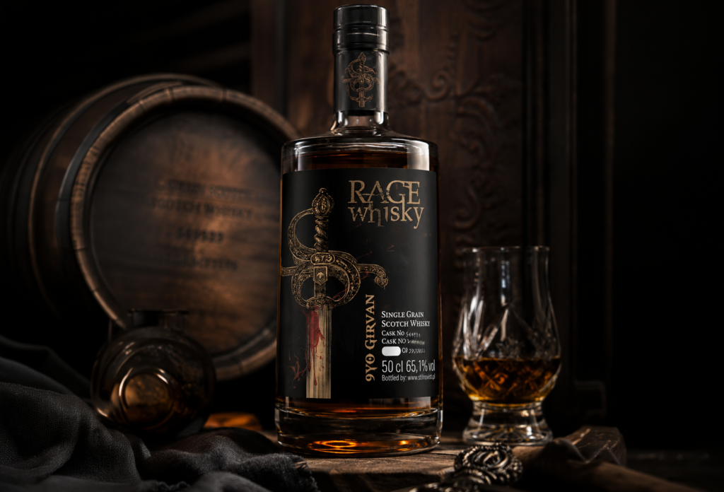Sztuka reklamy w fotografii produktowej ekskluzywnej butelki whisky
