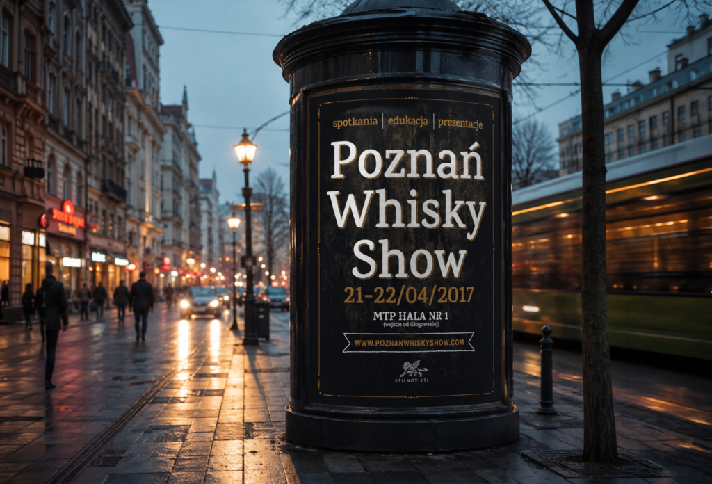Plakat na słupie ogłoszeniowym jako tradycyjna sztuka reklamy zewnętrznej